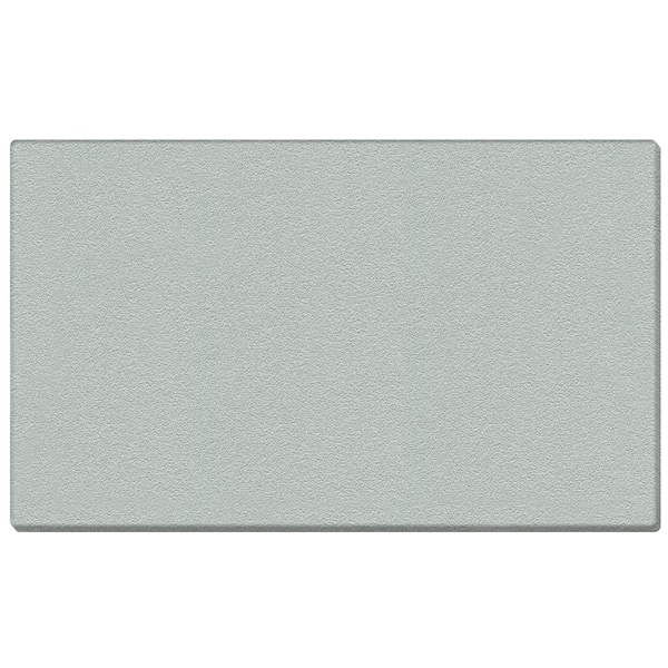 Bulletin Board, Vinyl, 4 ft H x 6 ft W, Silver